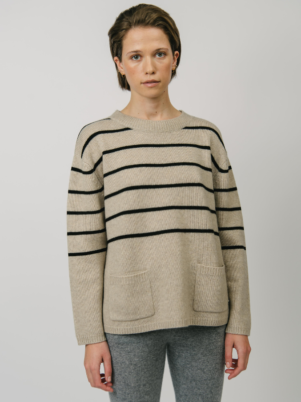 Ebba stripe cashmere