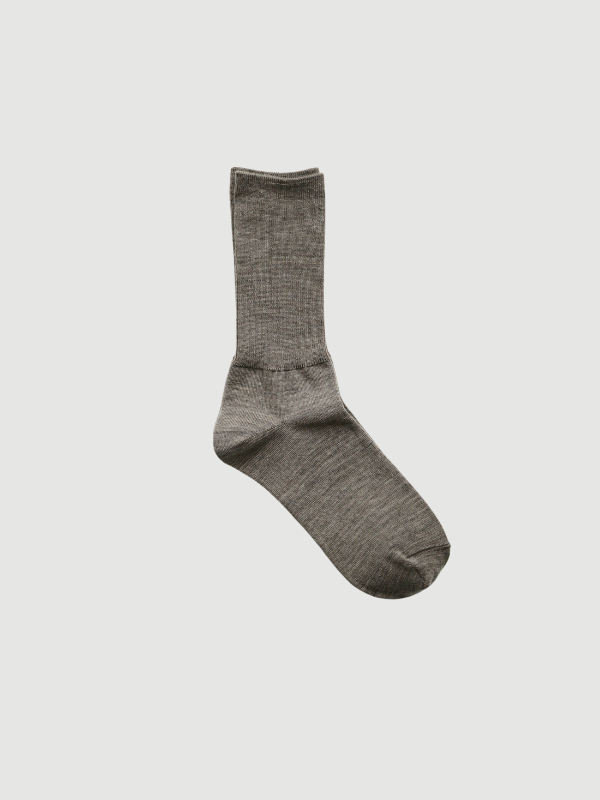 Merino wool ribbed socks - Hakne