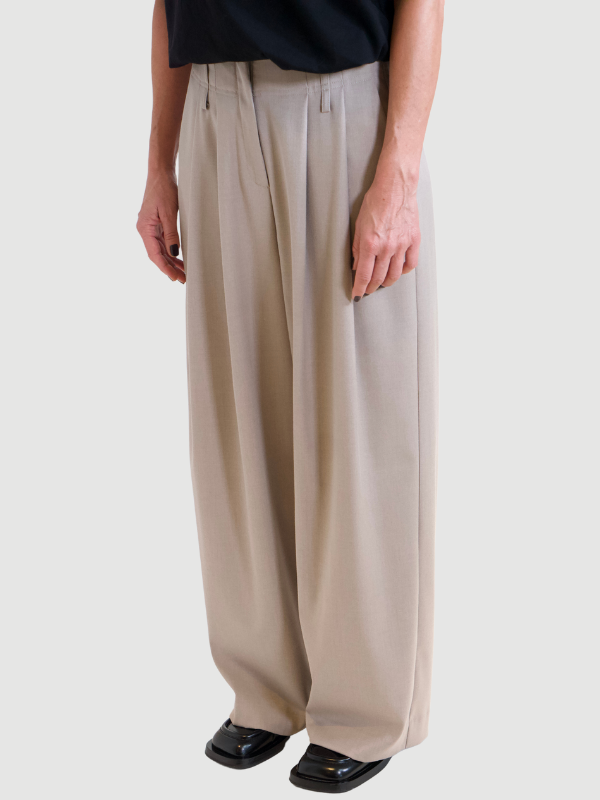 Yin Studio - Loulou Pants - Beige - Xs