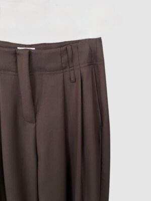 LOULOU PANTS- BROWN - YIN STUDIO