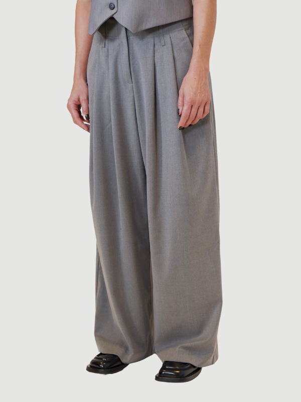Yin Studio - Loulou Pants - Grey - Xl