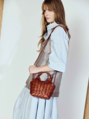 Alternative view of MISU MINI CROSS BODY BAG - NUTMEG