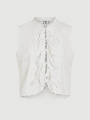 AMELINE TOP - CLOUD DANCER