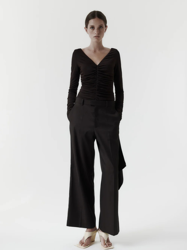 MAGDA TROUSER - BALSAMIC - REBE hos Came Studio