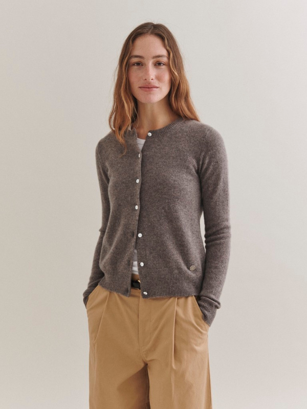 Beta Studios - Alice Classic Cardigan - Mole - L