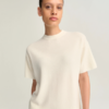 T-SHIRT WOOL CASHMERE - CREAM
