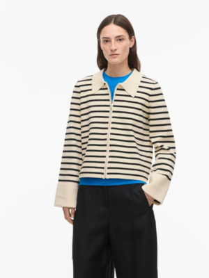 Lucille striped cardigan striber