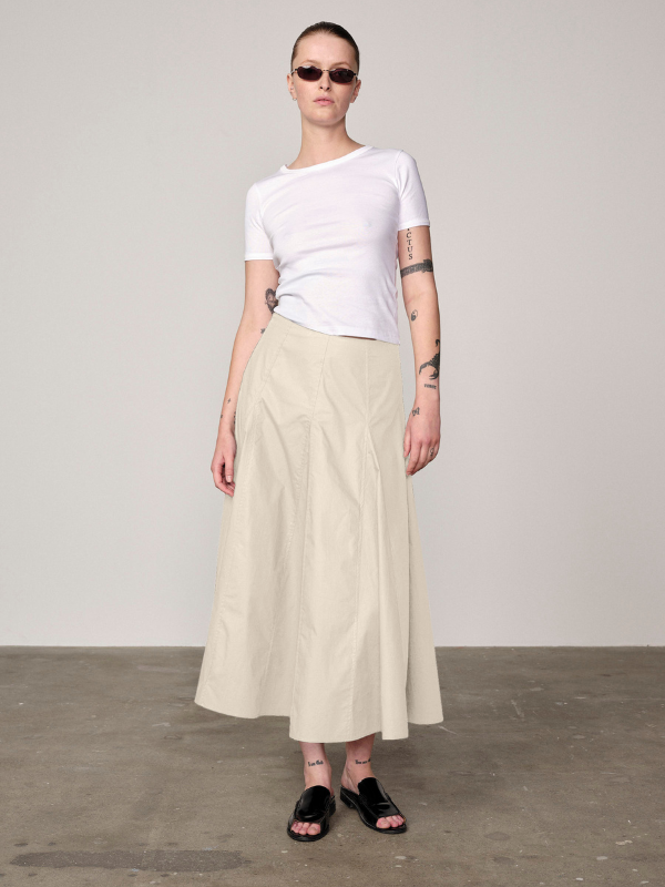 Herskind - Greta Skirt - Oyster White
