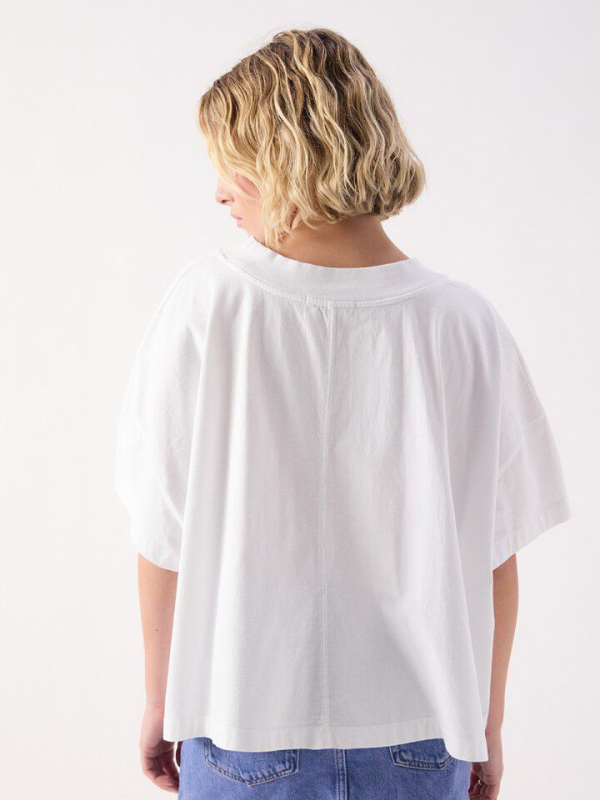 GIXY SS T-SHIRT - WHITE - Billede 3
