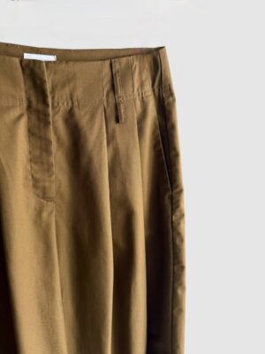 Loulou cotton pants walnut