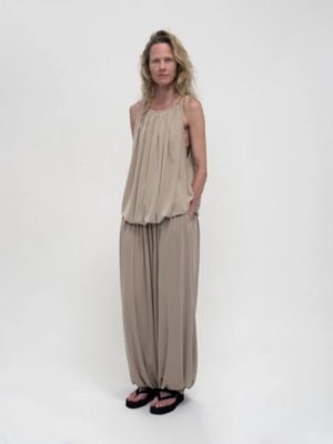 Lay1 gathered long trouser birrot