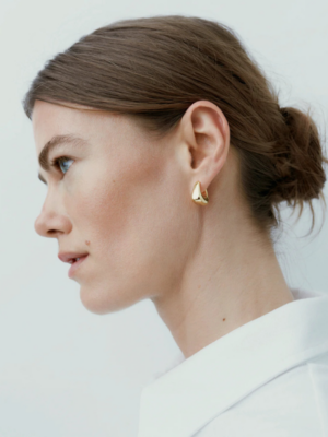 Alternative view of DATURA HOOP - GOLD