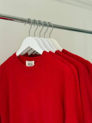 Anna lady sleeve - red