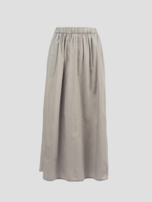 Ocean poplin skirt