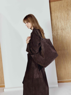 Alternative view of SOHO SHOULDER BAG - UMBER SUEDE