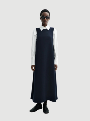 DANNA CREPE GEORGETTE - NAVY