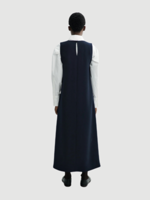 Alternative view of DANNA CREPE GEORGETTE - NAVY