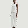 Panne crepe georgette ivory MKDT