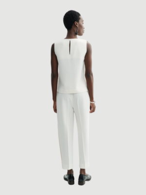 Alternative view of TENA CREPE GEORGETTE - IVORY