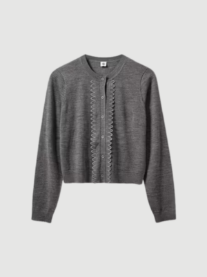 Bergen Scallop Mini Cardigan