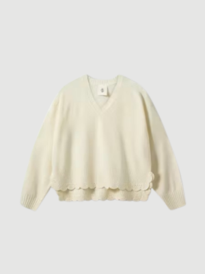 Como crochet v-neck