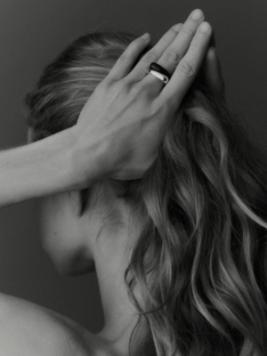 Dagny stacking ring ragbag sølv