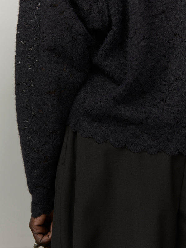 Mercedes blouse black lace