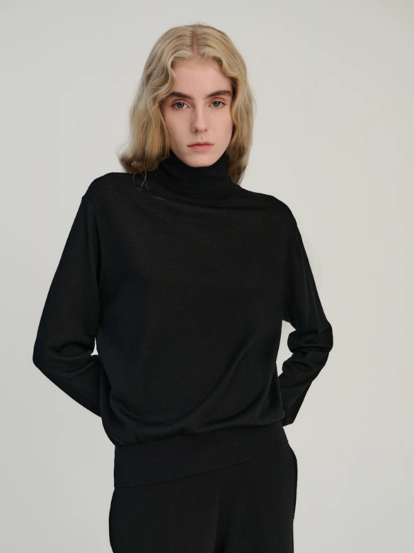 Tutle neck merino wool