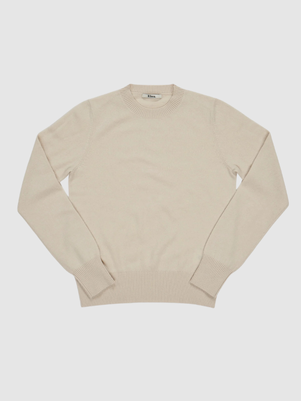 Crew wool cashmere sand