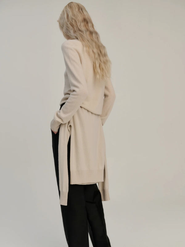 Crew wool cashmere strik
