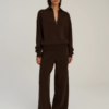 Zip polo wool cashmere