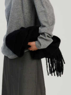 Scarf mohair alpaca wool