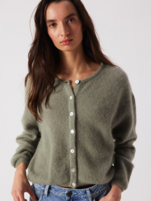 Alternative view of VITOW CARDIGAN - KHAKI