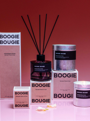 Boogie Bougie rose duftpinde