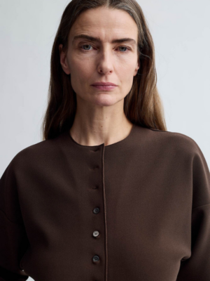 Lay2 roundneck cardigan birrot
