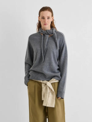 Kate l/s v-neck knit strik