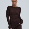 Woolen classic blouse