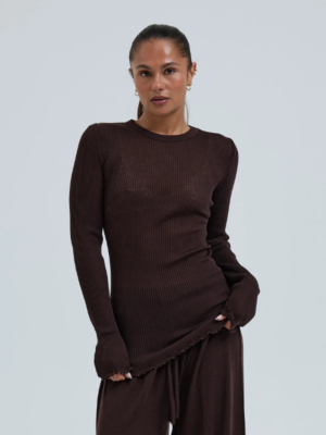 Woolen classic blouse