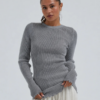 Woolen classic blouse