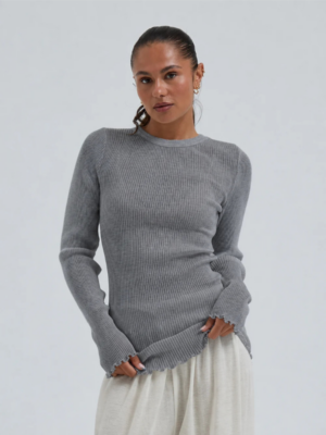 Woolen classic blouse