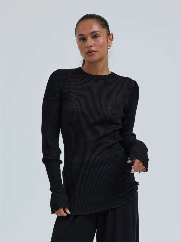 Woolen classic blouse uld