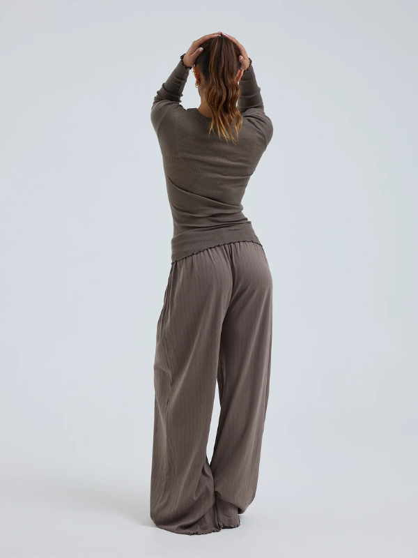 Wooly long sleeve uld silke