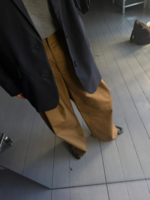 Loulou cotton pants walnut yin studio
