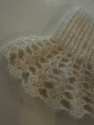 Eleanor lace cuffs håndstrik