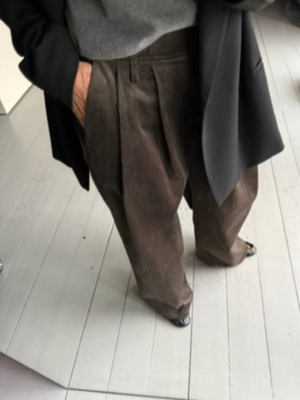 Loulou pants corduroy brune fløjlsbukser