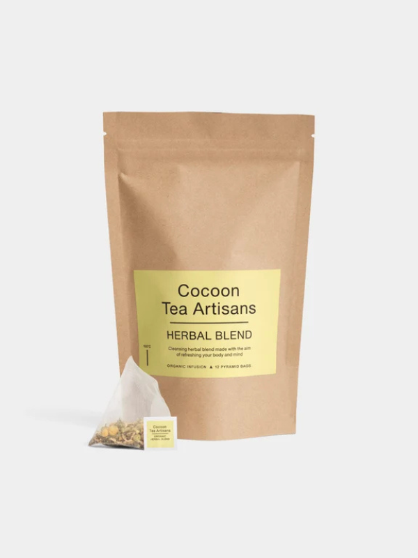 Herbal Blend Organic infusion - naturally caffeine-free refill cocoon tea